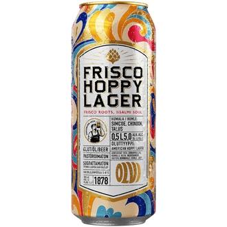 OLVI Frisco Hoppy Lager 5,0 % 0,5 l tlk kalorit ja ravintosisältö - 43 kcal