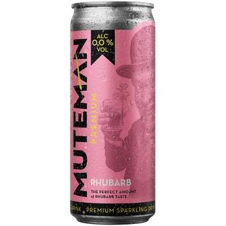 Muteman Premium Rhubarb 0,0% 0,33 fit tlk kalorit ja ravintosisältö
