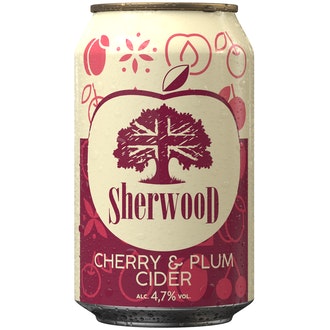 Sherwood Cherry-Plum 4,7% 0,33l kalorit ja ravintosisältö