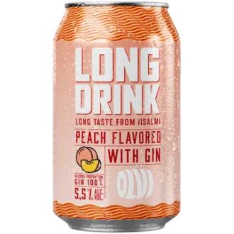 OLVI Long Drink Peach 5,5 % 0,33 l tlk kalorit ja ravintosisältö - 62 kcal