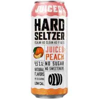 OLVI Hard Seltzer Juiced Peach 4,5 % 0,5 l tlk kalorit ja ravintosisältö - 26 kcal