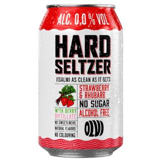 Olvi HS Strawberry Rhu 0,0% 0,33l kalorit ja ravintosisältö - 3 kcal