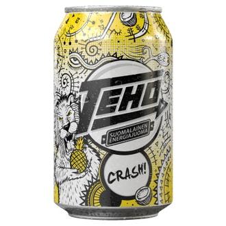 Teho Crash energiajuoma 0,33l kalorit ja ravintosisältö
