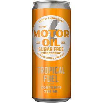 Motor Oil Energy Drink Tropical Fuel 0,33 l tlk kalorit ja ravintosisältö - 1 kcal