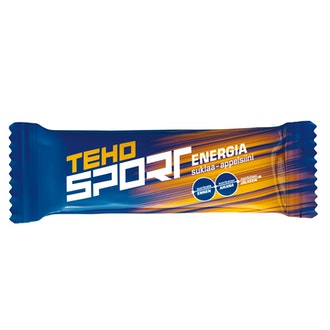 TEHO Sport energiapatukka suklaa-appelsiini 50g kalorit ja ravintosisältö
