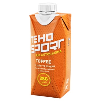 TEHO Sport palautusjuoma 0,33l Toffee kalorit ja ravintosisältö