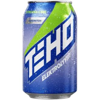 TEHO Elektrolyyttijuoma Sitruuna-lime 0,33 l tlk kalorit ja ravintosisältö - 11 kcal