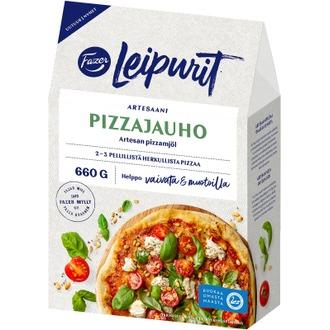 Fazer Leipurit Artesaani Pizzajauho 660 G kalorit ja ravintosisältö - 350 kcal