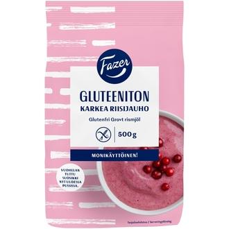 Fazer Gluteeniton Karkea riisijauho 500 g kalorit ja ravintosisältö - 350 kcal