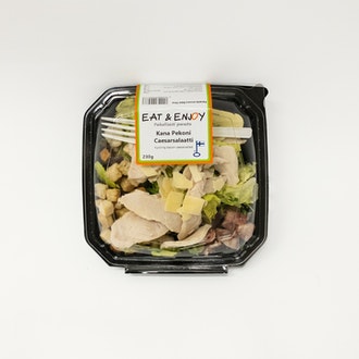 Eat&Enjoy Kana pekoni caesarsalaatti 230g kalorit ja ravintosisältö - 204 kcal