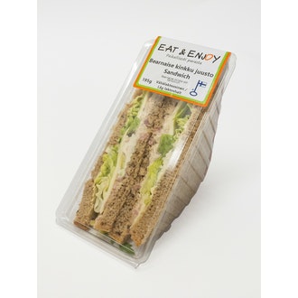 Eat & Enjoy Bearnaise Kinkku Juusto Sandwich 195g kalorit ja ravintosisältö - 313 kcal