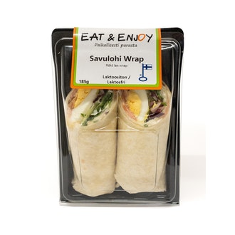 Eat&Enjoy savulohi wrap 180g kalorit ja ravintosisältö - 273 kcal