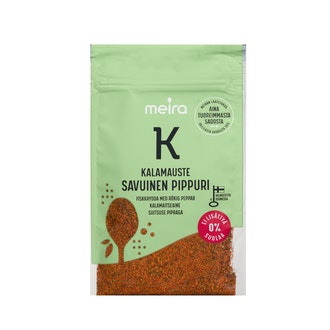 Meira Kalamauste Savuinen Pippuri Ei Lisättyä Suolaa 28G kalorit ja ravintosisältö - 310 kcal