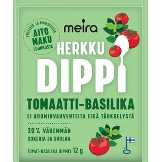 Meira Herkkudippi 12g tomaatti-basilika kalorit ja ravintosisältö - 275 kcal