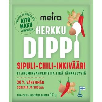 Meira Herkkudippi 12g sipuli-chili-inkivääri kalorit ja ravintosisältö