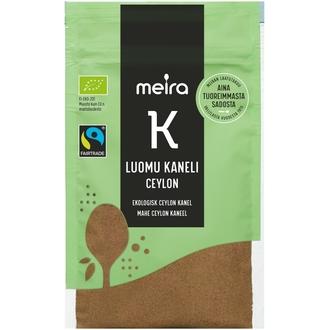 Meira Luomu jauhettu kaneli Ceylon Reilu kauppa 22g kalorit ja ravintosisältö - 255 kcal