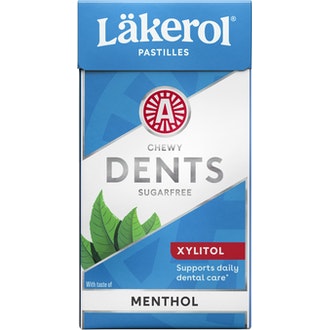 Läkerol Dents menthol ksylitolipastilli 36g kalorit ja ravintosisältö