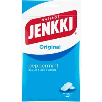 Jenkki Original Peppermint ksylitolipurukumi 100g kalorit ja ravintosisältö