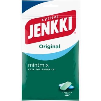 Jenkki Original Mint mix ksylitolipurukumi 100g kalorit ja ravintosisältö