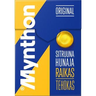 Mynthon Original Sitruuna-Hunaja +C kurkkupastilli 85g kalorit ja ravintosisältö