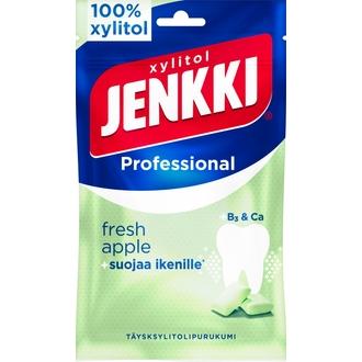 Jenkki Professional Fresh Apple täysksylitolipurukumi 80g kalorit ja ravintosisältö