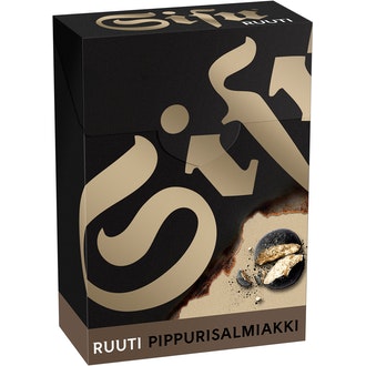 Sisu 80g Ruuti pippurisalmiakki kalorit ja ravintosisältö