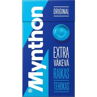 Mynthon Original Extra Väkevä kurkkupastilli 39g kalorit ja ravintosisältö