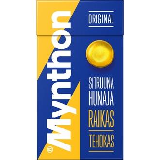 Mynthon Original Sitruuna-Hunaja +C kurkkupastilli 39g kalorit ja ravintosisältö