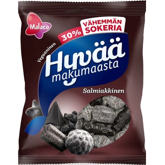 Hyvää Makumaasta 160g Salmiakkinen kalorit ja ravintosisältö