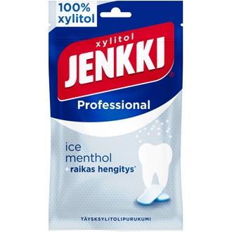Jenkki Professional Ice Menthol täysksylitolipurukumi 90g kalorit ja ravintosisältö