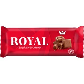 Royal Täyteläinen Maitosuklaa suklaalevy 190g kalorit ja ravintosisältö - 539 kcal
