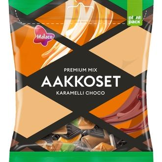 Malaco Aakkoset Karamelli Choco makeissekoitus 290g kalorit ja ravintosisältö - 392 kcal