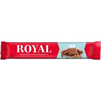 Royal Suolainen kinuskikrokantti suklaapatukka 45g kalorit ja ravintosisältö - 534 kcal