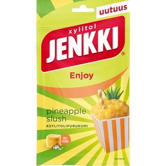 Jenkki Enjoy Pineapple Slush ksylitolipurukumi 70g kalorit ja ravintosisältö - 155 kcal