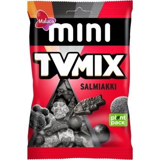Malaco Mini TV Mix Salmiakki makeissekoitus 110g kalorit ja ravintosisältö - 343 kcal