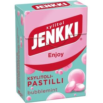 Jenkki Enjoy Bubblemint ksylitolipastilli 80g kalorit ja ravintosisältö