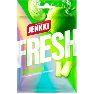Jenkki Fresh Apple Crush ksylitolipurukumi 35g kalorit ja ravintosisältö - 176 kcal