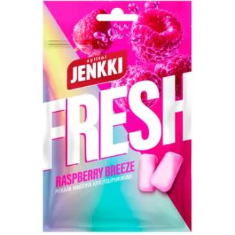 Jenkki Fresh Raspberry Breeze ksylitolipurukumi 35g kalorit ja ravintosisältö - 174 kcal