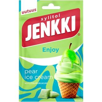 Jenkki Enjoy Pear ice cream ksylitolipurukumi 35g kalorit ja ravintosisältö