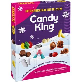 CandyKing irtokarkkikalenteri 2025 600g kalorit ja ravintosisältö - 401 kcal