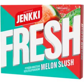 Jenkki Fresh Melon Slush ksylitolipurukumi 32g kalorit ja ravintosisältö - 132 kcal