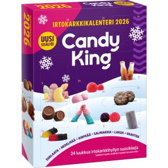 CandyKing irtokarkkikalenteri 570g kalorit ja ravintosisältö - 390 kcal