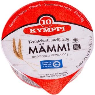 Kymppi Mämmi 100 g pakaste kalorit ja ravintosisältö - 160 kcal