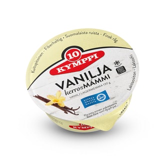 Kymppi Vanilja kerrosmämmi 130 g pakaste kalorit ja ravintosisältö