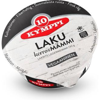 Kymppi Laku kerrosmämmi 130 g pakaste vegaaninen kalorit ja ravintosisältö