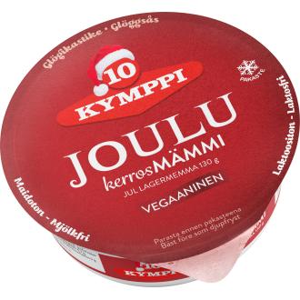 Kymppi joulu kerrosmämmi 130g pakaste vegaaninen kalorit ja ravintosisältö - 164 kcal