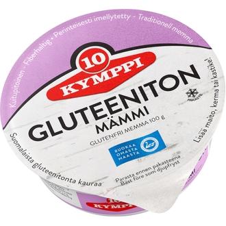Kymppi gluteeniton Mämmi 100 g pakaste veg kalorit ja ravintosisältö