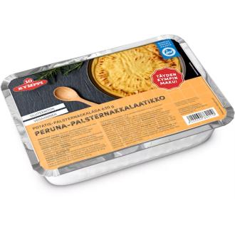 Kymppi peruna-palsternakkalaatikko 630g kypsä pakaste kalorit ja ravintosisältö