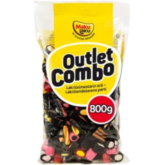 Makulaku Outlet Combo 800g - ravintosisältö, kalorit ja ravintoarvot