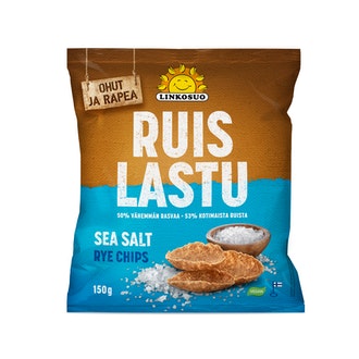 Linkosuo ruislastu 150g seasalt kalorit ja ravintosisältö